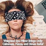 Hihealer Eye Pillow with Extra Cover Lavender Aromatherapy 25x10 cm 235 g view 3