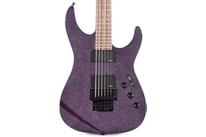ESP GUITARS ESP LTD KH-602 Signature Series Kirk Hammett Electric Guitar with Case, Purple Sparkle