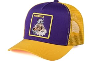 City-Flex Football Fan Patch Trucker Hat - Netted Snapback Baseball Cap with Team Design for Men & Women