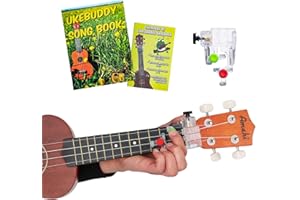 ChordBuddy Ukebuddy All In One Ukulele Learning System for Beginners, Kids, Teens, & Adults, Includes 2 Songbooks & Ukebuddy (Ukulele Not Included)
