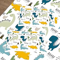 NINENINE Dinosaur Bedding Set for Kids,Queen Size