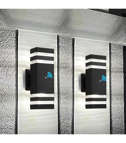DASTOR - Paquete De 4 Luces De Pared Para Exteriores, Modernos