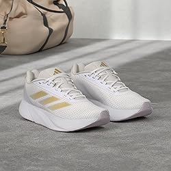 adidas Women's Duramo SL, White/Gold Metallic/Dash