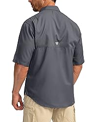 Men's Fishing Shirts with Zipper Pockets UPF