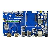 Waveshare Compute Module 4 IO Board with PoE Feature, Compatible with Raspberry Pi, Suitable for All Variants of CM4