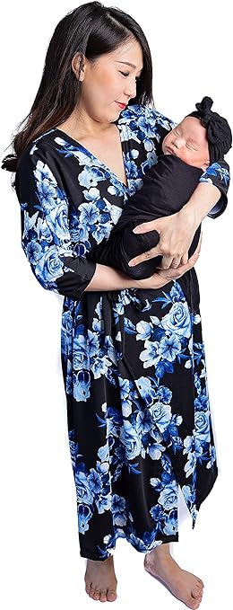 nursing robe and swaddle