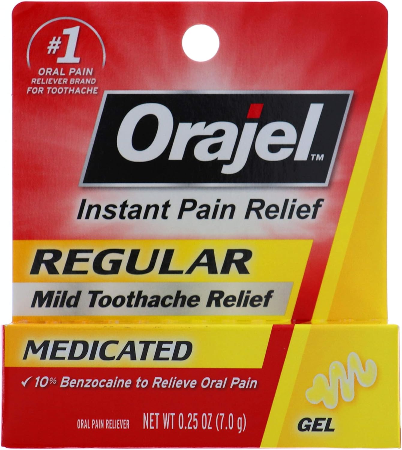 Orajel Gel Regular 0.25 oz.: Health & Personal Care