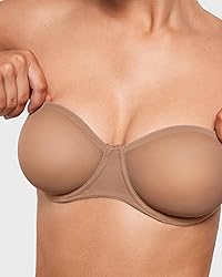 INLYRIC Women's Sheer Strapless Bras Mesh Sexy