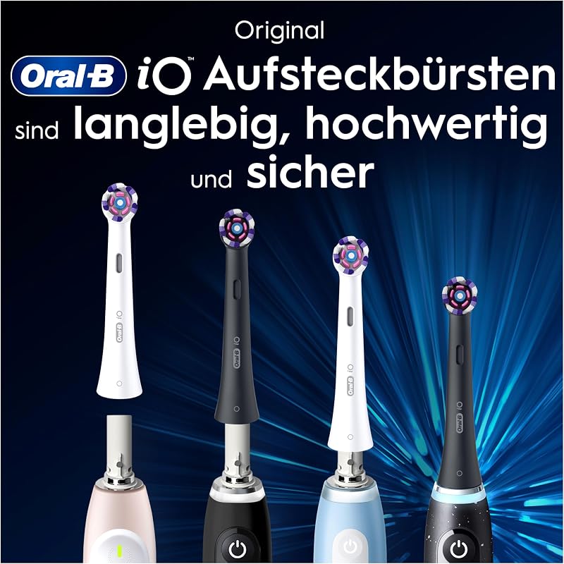 Aufsteckbürsten iO Strahlendes Weiss, Weiß, 8 Stück