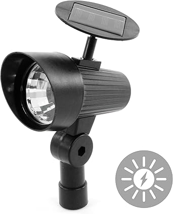 Nexos Solarleuchte Strahler Spotlight 3 Led Weiss Gartenbeleuchtung Solar Wegbeleuchtung Pflanzenbeleuchtung Solarlampe Aussenbeleuchtung 16x16x32 5 Cm Amazon De Beleuchtung