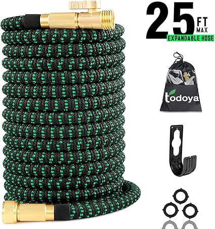 todoya manguera de jardin extensible ligera con boquilla de pulverizacion fuerza superior 3750d manguera de jardin extensible manguera de