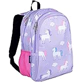 Wildkin 15-inch Kids Backpack – Durable, Padded, Adjustable for School & Travel - Unicorn