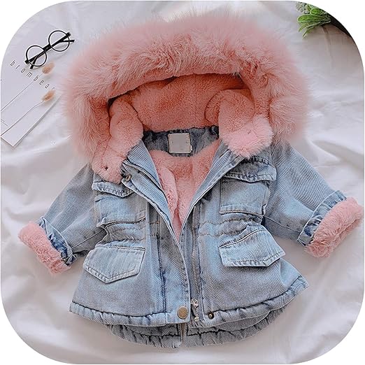 baby girl pink denim jacket
