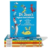 Dr. Seuss's Beginner Book Boxed Set Collection: The Cat in the Hat; One Fish Two Fish Red Fish Blue Fish; Green Eggs and Ham; Hop on Pop; Fox in Socks