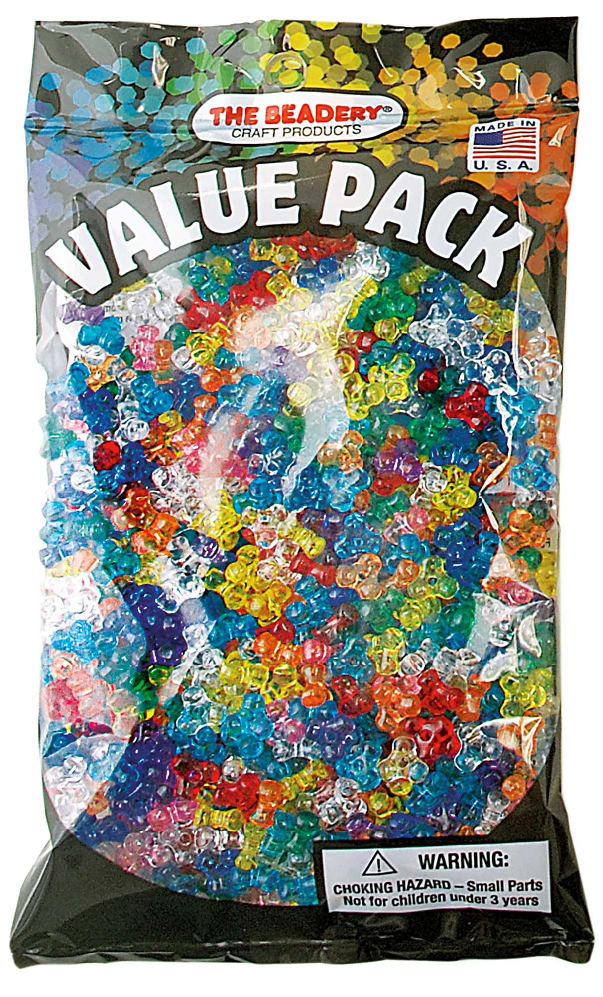 Beadery 825V029 Tri Beads Set, Multi-Colour, 11 mm, Pack of 900