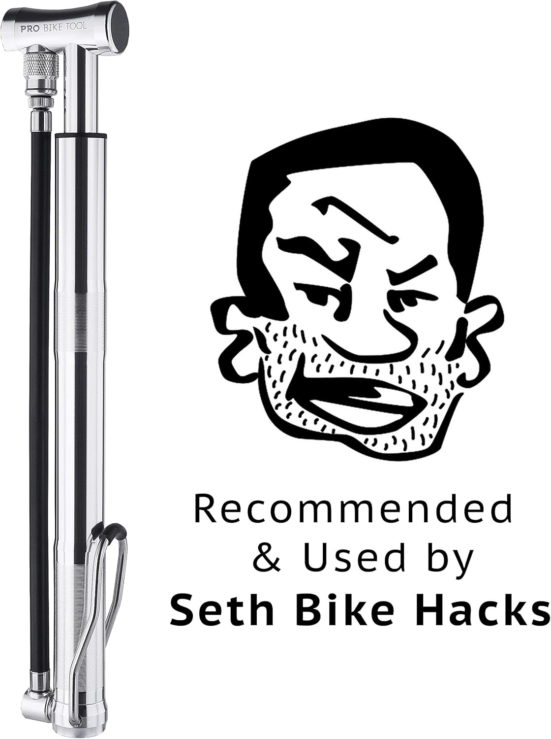 Mini Floor Bike Pump, Super Fast Tire Inflation, Secure Presta and Schrader Valve Connection. High Pressure Bicycle Pump with Stabilizing Foot Peg for Road, Mountain, Touring, Hybrid and Fat Tires : Sports & Outdoors