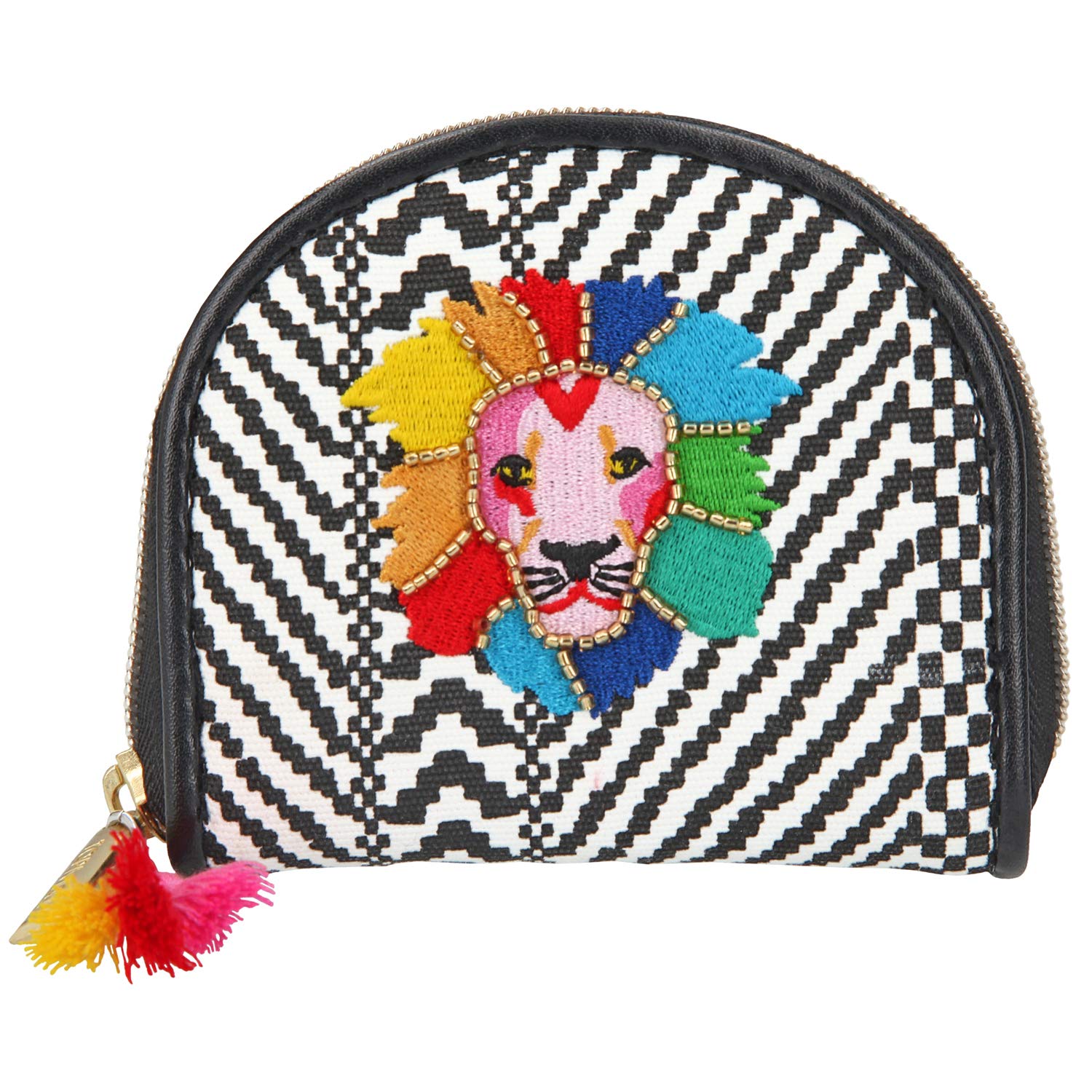 Depesche 10976 Wallet Top Model Black and White, Approx. 10 x 11.5 x 3 cm