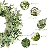 COLORSPEC Eucalyptus Wreath 20 Inch Front Door Decor Green Spring view 3