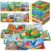 Dr.Rapeti Soft Cloth Books Baby Books Bath Books 8-Pack for Baby Infant Toddler Kid Crinkle Washable Chewable Early Education
