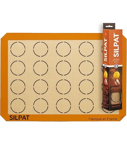2-Pack Silicone Macaron Baking Mats - Non-Stick Oven Sheets For Cookies, Muffins & Bread (0.6mm Thick, Double Sided) - View #9
