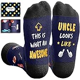 HAPPYPOP Awesome Gifts for Men - Gifts for Son Nephew Dad Husband, Funny Men Socks