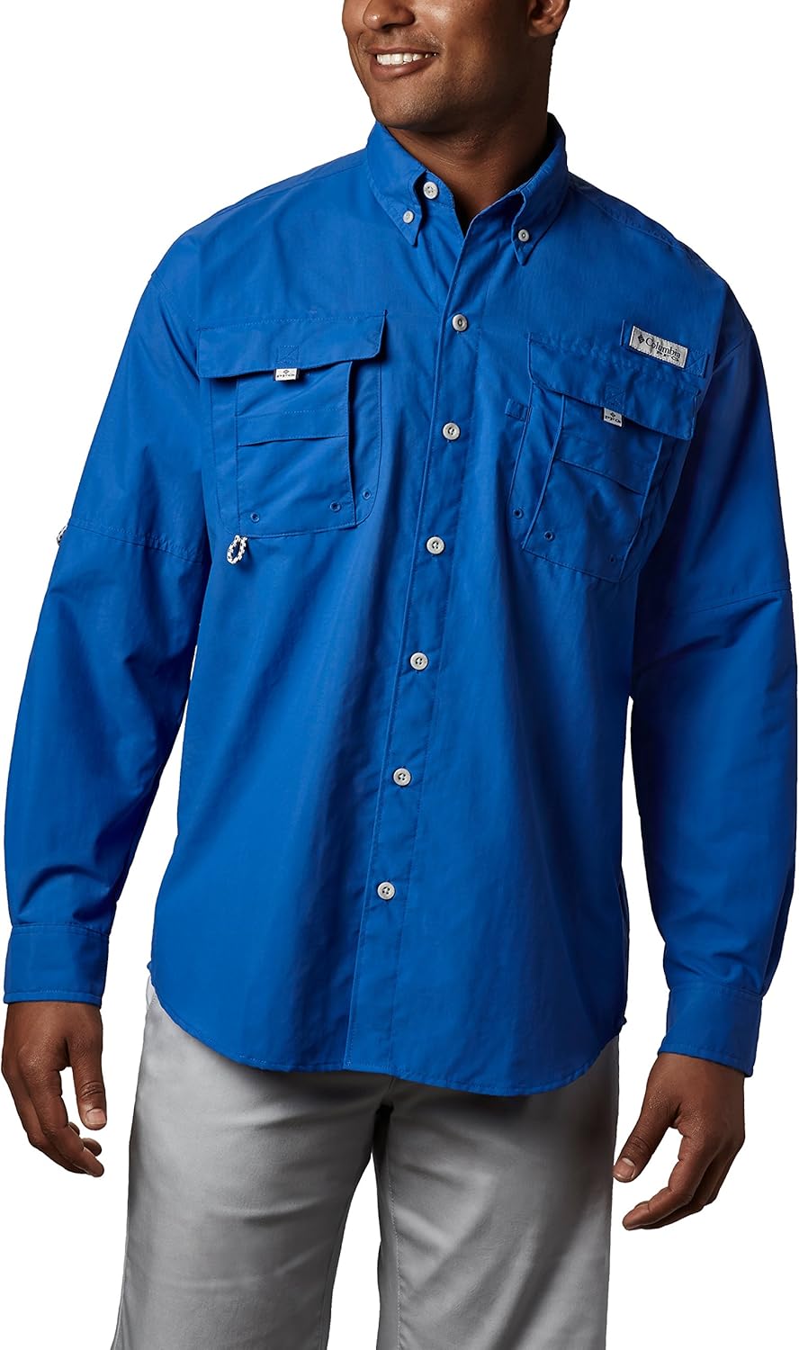 Columbia Mens PFG Bahama Ii Long Sleeve Shirt: Clothing