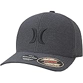 Hurley Men's Caps - Flexfit and Quick-Dry Phantom Curved Baseball Caps for Men - Classic Mens Trucker Hats (S-XL)
