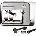 Mixpresso Professional Espresso Machine for Home 15 Bar with Milk Frother Steam Wand, Espresso Maker with Double-Cup Splitter, 1450w Fast Heating Cappuccino & Latte machine 37Oz Water Tank