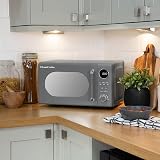 Russell Hobbs Retro 20L Grey Microwave 800W 8 Auto Cook 5 Power Levels view 3