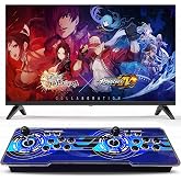 Hugawelo 32000-in-1 Arcade Console 4-Player 3D Games 128GB TF | 1280x720P via HDMI/VGA, Search/Save/Hide/Pause/Cheat, 3D retro Games, Plug and Play, Retro Gaming Machine for Family Party