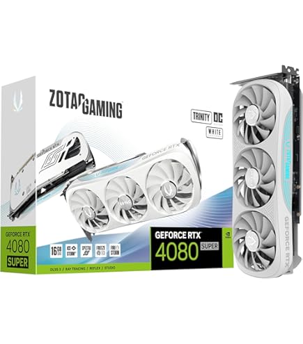 NVIDIA GeForce RTX 4070 Ti Super 白 Amazon.com: ZOTAC Gaming GeForce RTX 4070 Ti Super Trinity OC