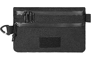 MTGPRO Smell Proof Bag, Smell Proof Stash Box, Premium Smell Proof Case with Lock, Combination Locking Smell Proof Containers with Zippers and Removable Dividers Black