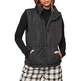 Forever 21 womens Zip-up Puffer Vest