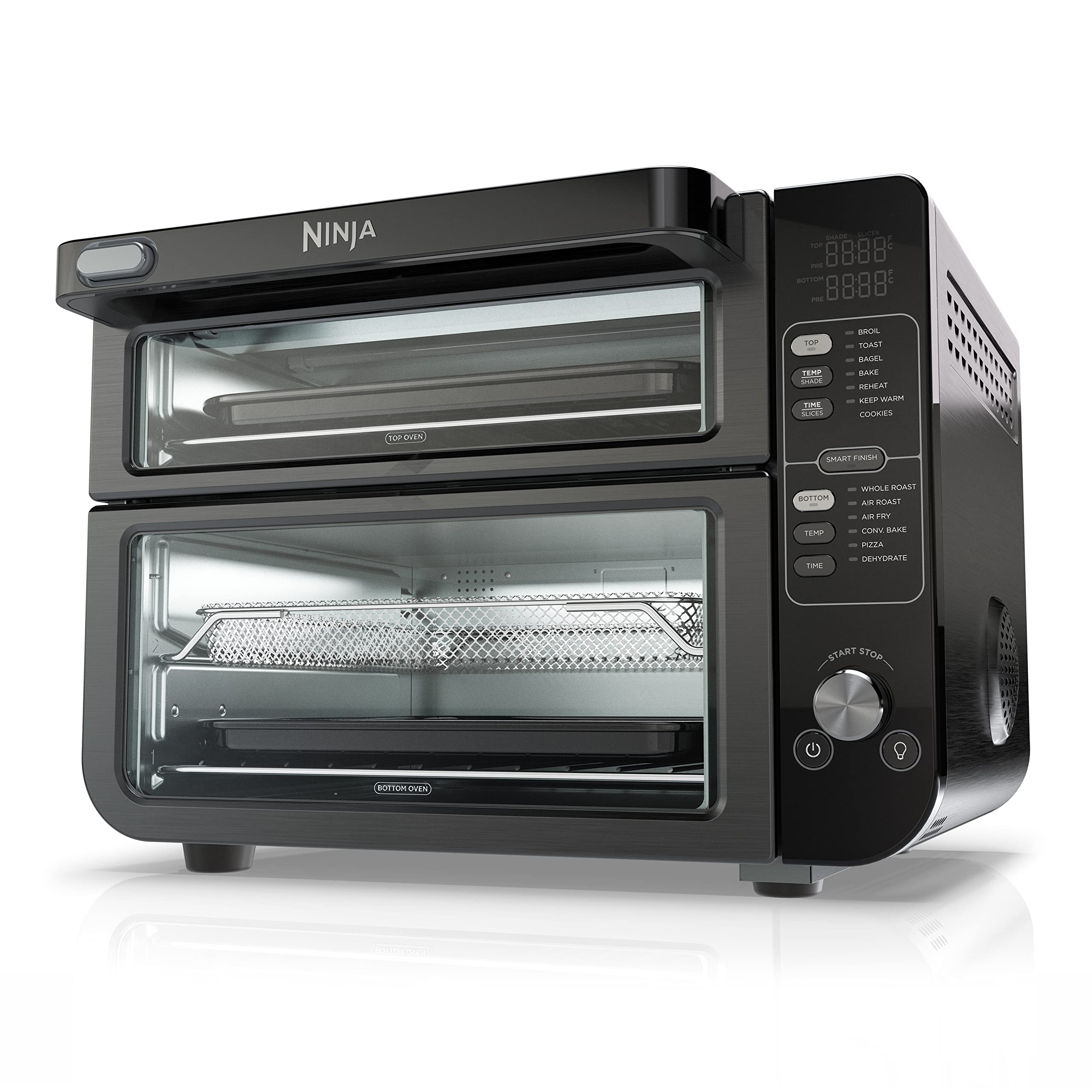 Smart Finish Mua Ninja DCT402BK 13-in-1 Double Oven with FlexDoor, FlavorSeal ...