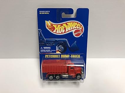 hot wheels peterbilt dump truck