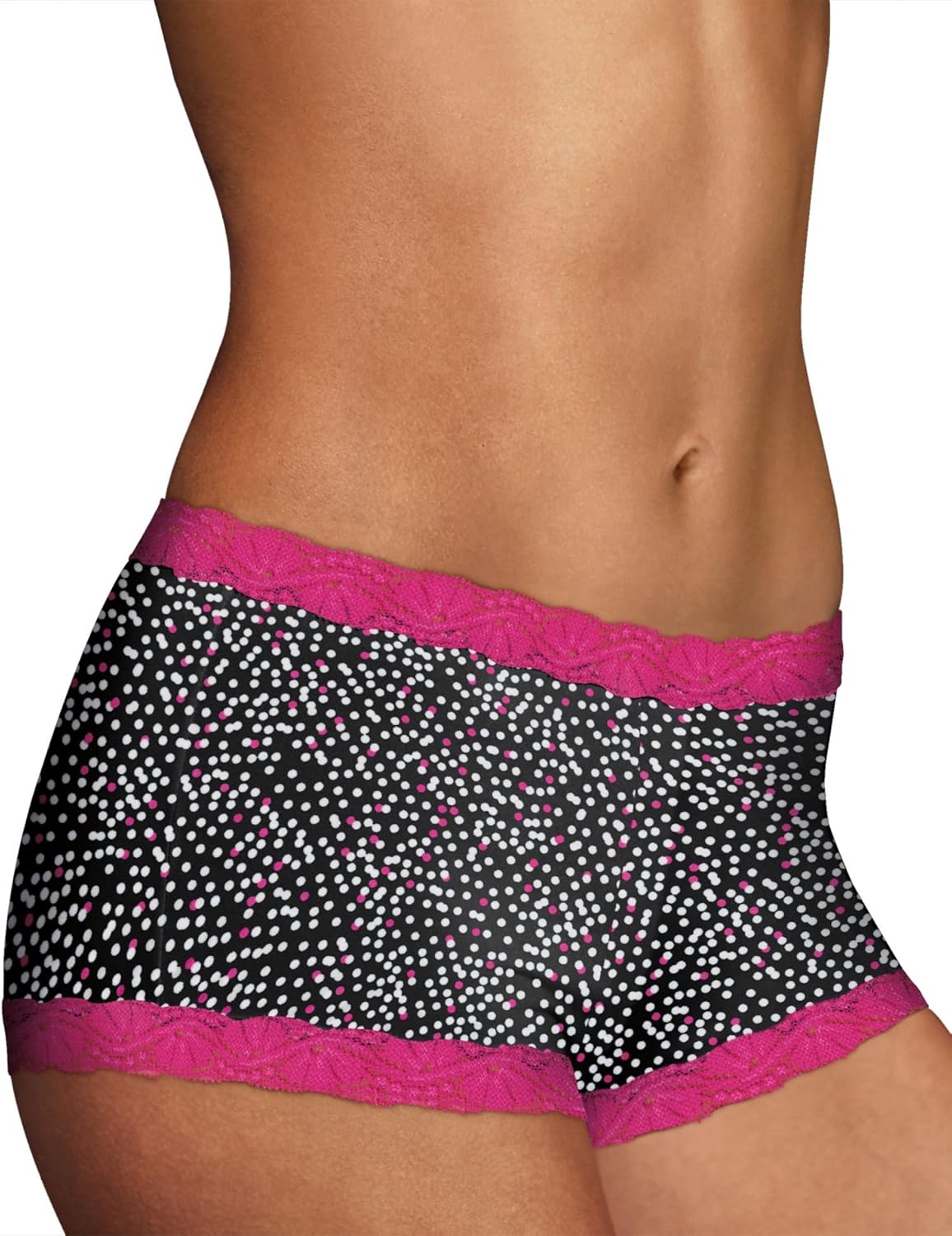 Maidenform Women's Dream Cotton with Lace Boy Short at  Women’s Clothing store