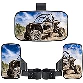 OFIG UTV Side Mirrors And UTV Center Mirror for 1.6" to 2" Roll Bar, Adjustable Break Away Compatible with Polaris RZR 900 1000 Can Am Mule Rhino Yamaha YXZ CFMOTO Zforce