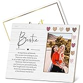 patcate Best Friends Picture Frame for BFF Gifts, Friends Forever Gift, Appreciation Gifts For Friend, 4x6 Picture Frame For Wall And Tabletop Display-B03