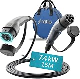 Ratio Electric Type 2 Charging Cable 7.4kW 15m 32A 1-Phase Mode 3 view 1