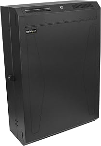 StarTech.com 6U Wall Mount Network Cabinet - Vertical Wall Mount Patch Panel Rack - 30