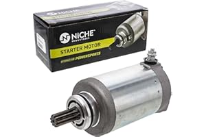 NICHE Starter Motor Assembly 0825-024 for 2008-2017 Arctic Cat 550 600 700 1000 Prowler Thunder Cat Alterra TRV