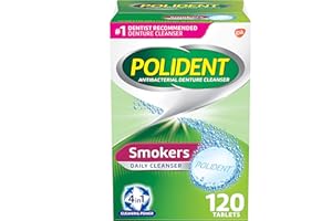 Polident Smokers Denture Cleanser Tablets - 120 Count