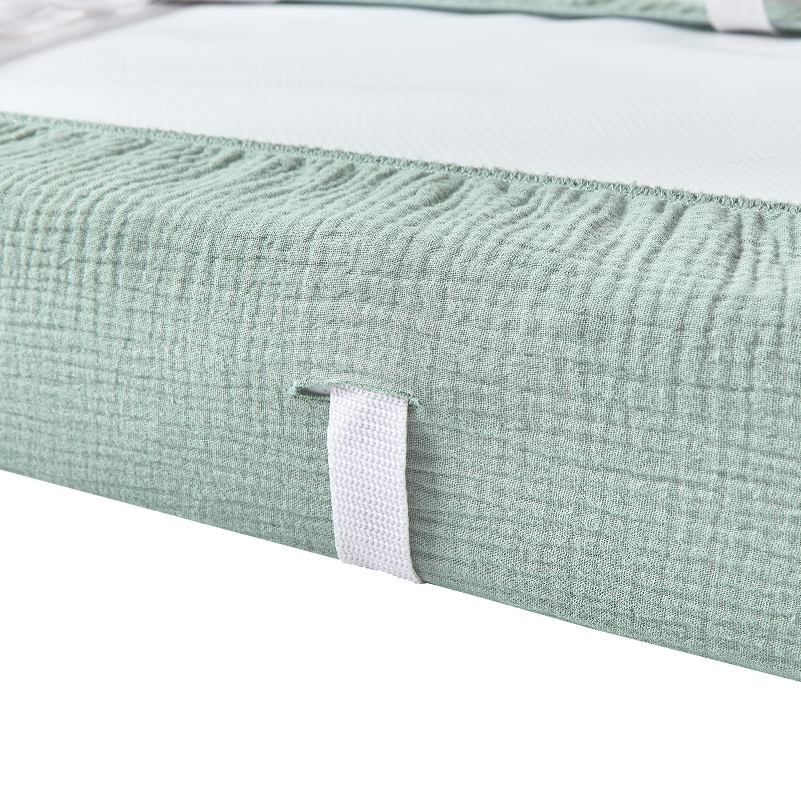 Muslin Changing Pad Cover,Ultra Soft Breathable Diaper Changing Table Cover for Baby Boys Girls,Neutral Fitted Changing Pad Sheets