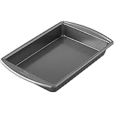 Wilton Advance Select Premium Nonstick Oblong Baking Pan, 9 x 13-Inch, Steel, Silver