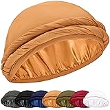 CAPLORD Silk Satin Lined Halo Turban Head Wrap