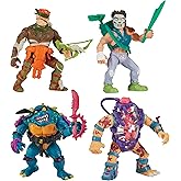 TEENAGE MUTANT NINJA Turtles Classic Mutant 4-Pack Bundle by Playmates Toys
