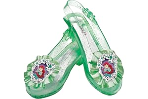 DISGUISE Disney Princess The Little Mermaid Ariel Sparkle Shoes, Official Disney Costume Accessories, Age Grade 4+, Fits up to Size 6