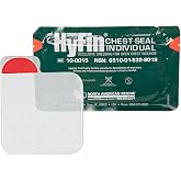 North American Rescue HyFin Chest Seal Occlusive (Single Pack) NAR Individual Compact Dressing for Open Chest Wounds, Trauma (10-0015)