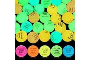 Seenelling Christian Glow in The Dark Bouncy Balls Easter Jesus Bible Verse Rubber High Bouncing Balls Christian Party Favor Religious Classroom Gifts