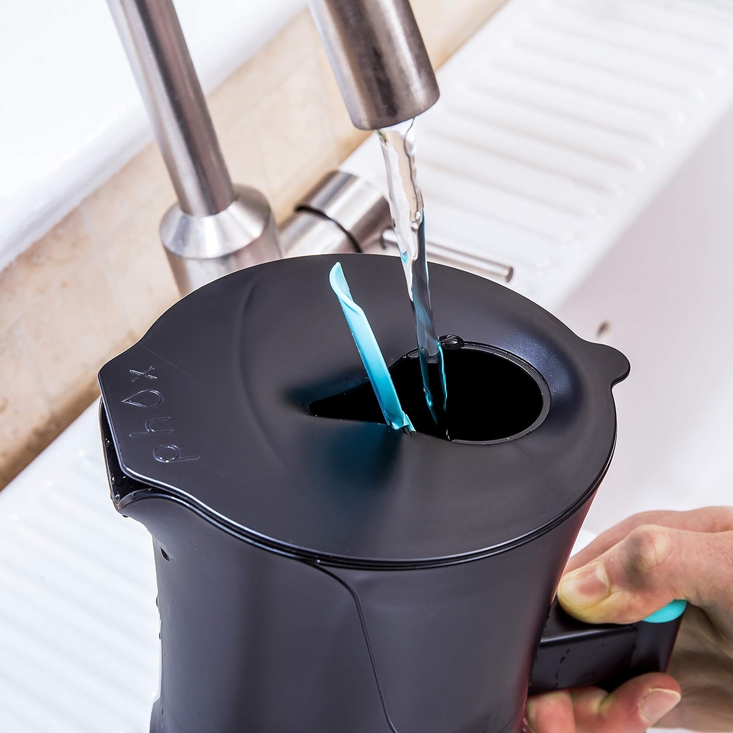 Phox V2 Water Filter 2.2L Glass Water Filter Jug and Refillable Eco